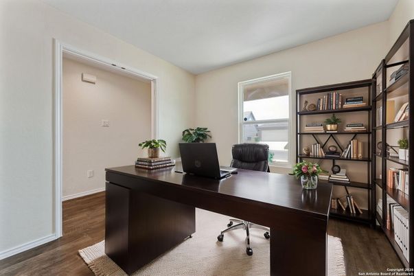 Home Office, Interior, Wood Texture Flooring