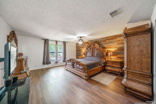 Bedroom, Interior, Wood Texture Flooring, Wooden Walls