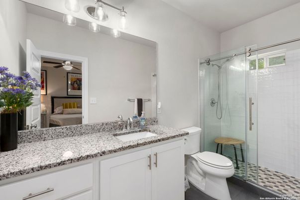Bathroom, Bedroom, Glass Shower, Interior