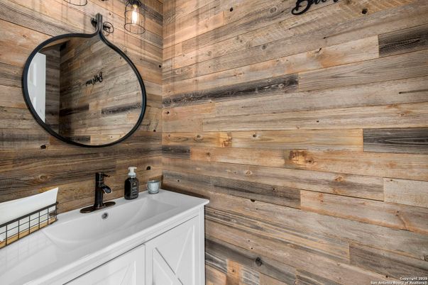 Bathroom, Interior, Wooden Walls