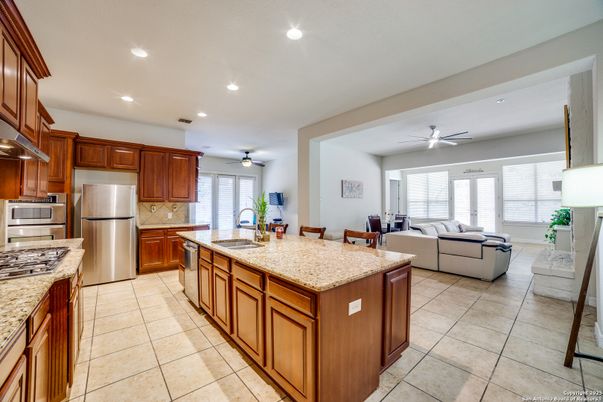 Interior, Kitchen, Living room, Recessed Lighting, Stainless Steel Appliances