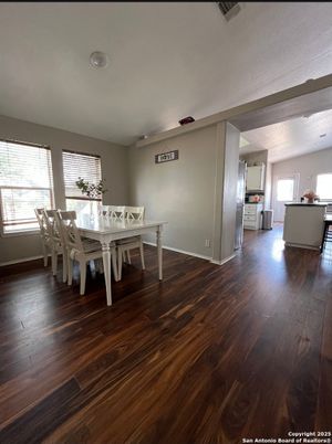 Dining room, Interior, Wood Texture Flooring