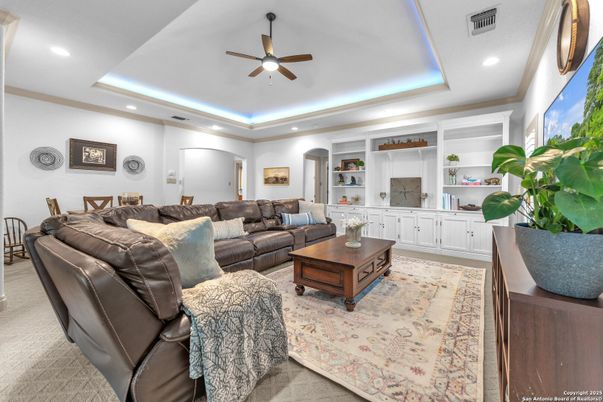 Interior, Living room, Recessed Lighting