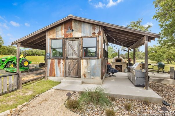 Backyard, Exterior, Fireplace