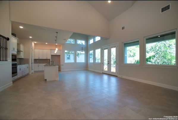 Empty room, Interior, Kitchen, Pendant Lights, Recessed Lighting