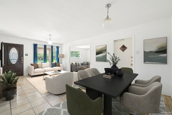 Dining room, Interior, Living room, Pendant Lights