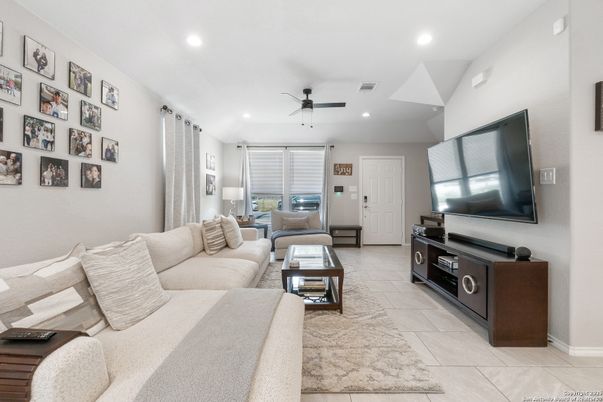 Interior, Living room, Recessed Lighting