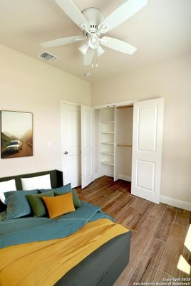 Bedroom, Interior, Wood Texture Flooring