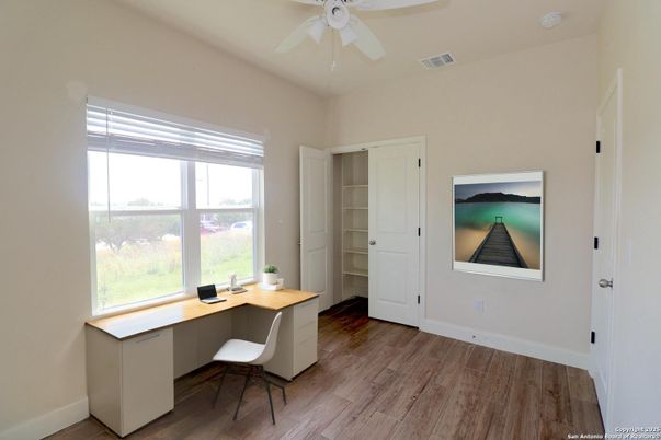 Home Office, Interior, Wood Texture Flooring