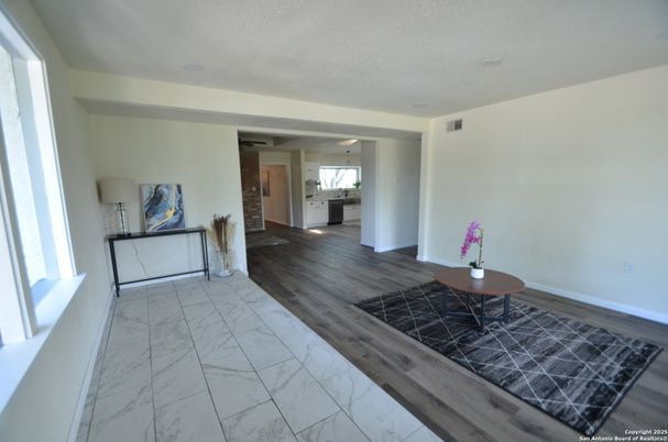 Empty room, Interior, Marble, Wood Texture Flooring