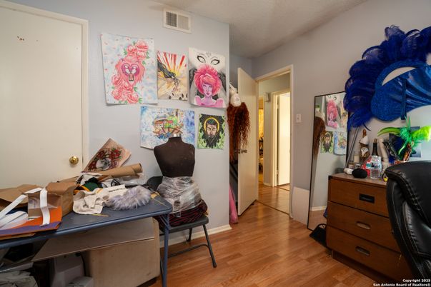 Home Office, Interior, Wood Texture Flooring