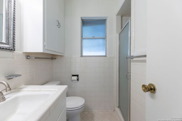 Bathroom, Glass Shower, Interior, Tile Countertops