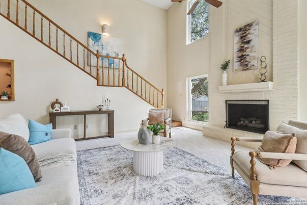 Fireplace, Interior, Living room
