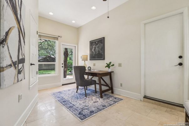 Home Office, Interior, Recessed Lighting