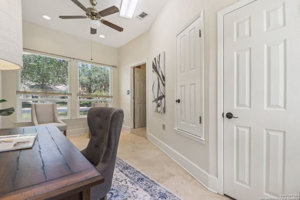 Home Office, Interior, Recessed Lighting