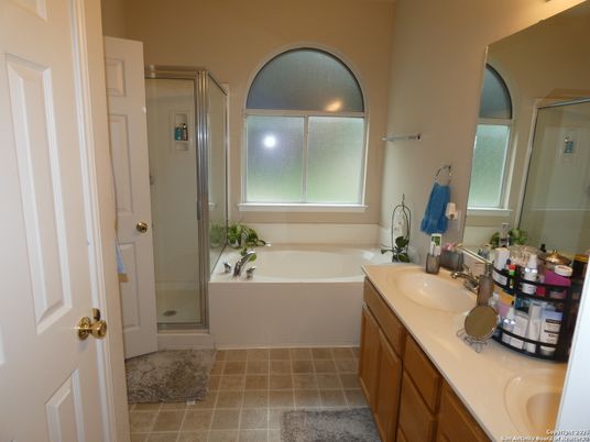 Bathroom, Dual Sink Vanities, Glass Shower, Interior