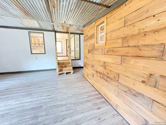 Empty room, Interior, Wood Texture Flooring, Wooden Walls