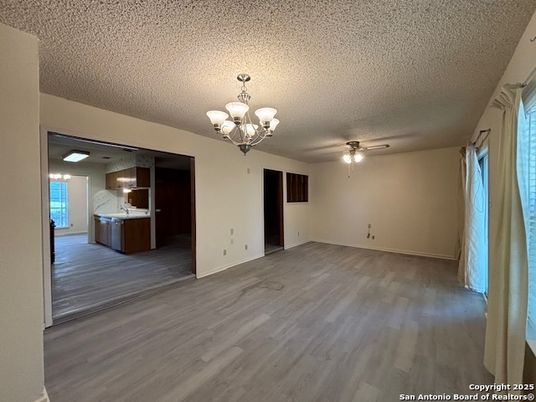 Empty room, Interior, Kitchen, Wood Texture Flooring