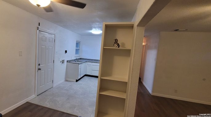 Interior, Kitchen, Wood Texture Flooring