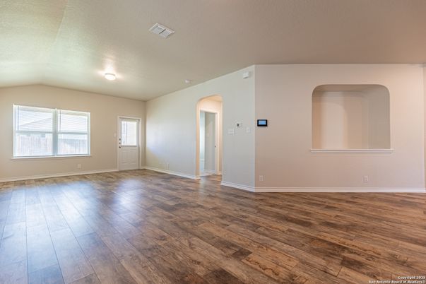 Empty room, Interior, Wood Texture Flooring