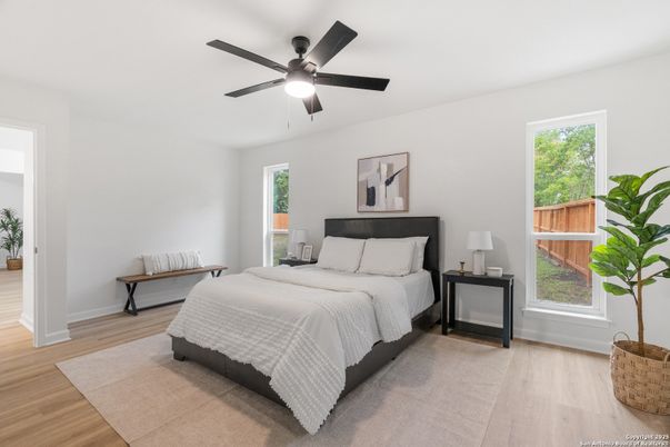Bedroom, Interior, Wood Texture Flooring
