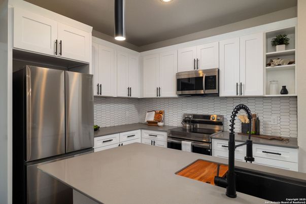Interior, Kitchen, Recessed Lighting, Stainless Steel Appliances