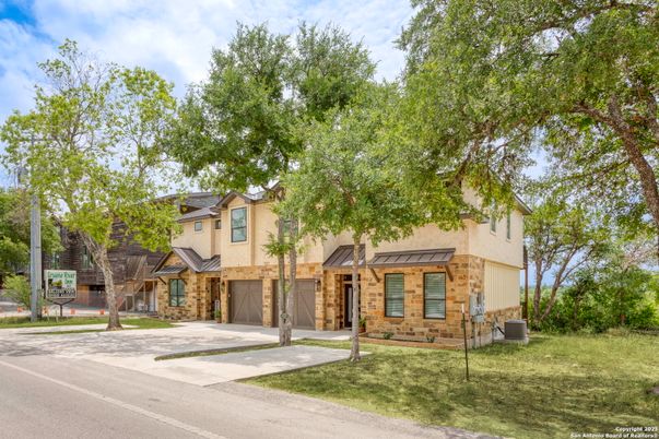 Attached, Backyard, Exterior, Facade, Mediterranean