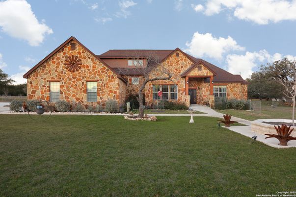 Backyard, Exterior, Facade, Brick Traditional