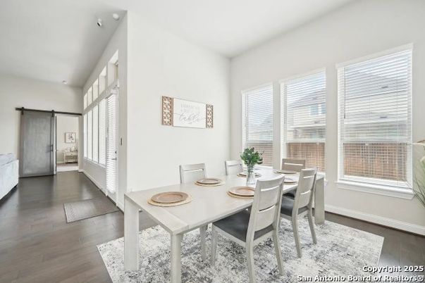 Dining room, Interior, Wood Texture Flooring