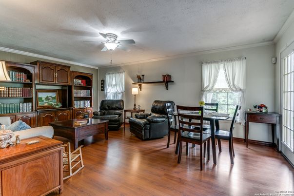 Dining room, Interior, Wood Texture Flooring