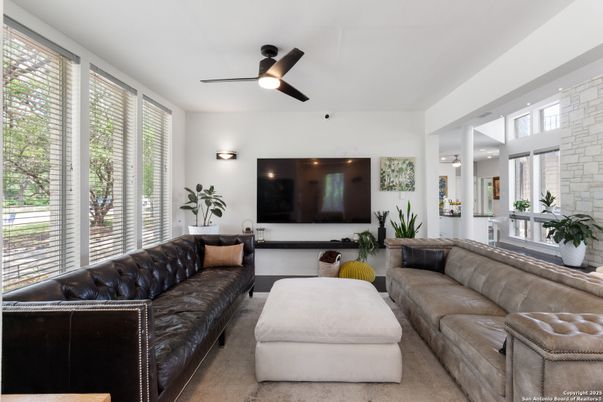 Interior, Living room, Stone Walls