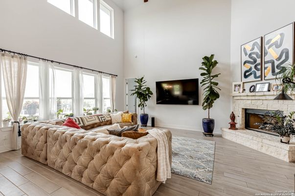 Fireplace, Interior, Living room, Wood Texture Flooring
