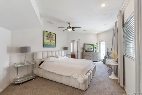 Bedroom, Interior, Recessed Lighting