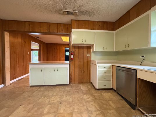 Interior, Kitchen, Wooden Walls