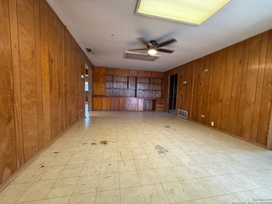 Empty room, Interior, Wooden Walls