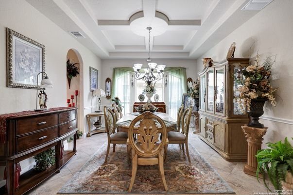 Chandelier, Dining room, Interior