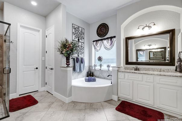 Bathroom, Free Standing Baths, Interior, Recessed Lighting