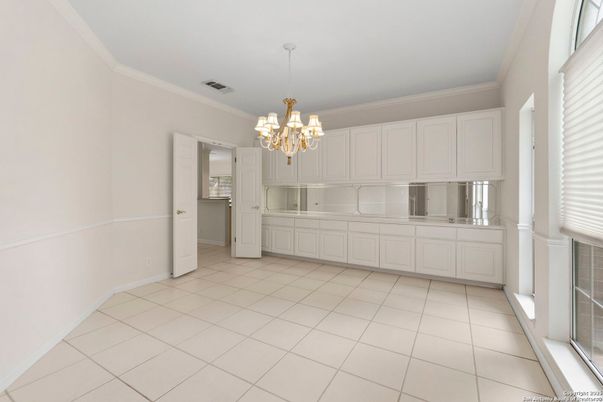 Chandelier, Empty room, Interior