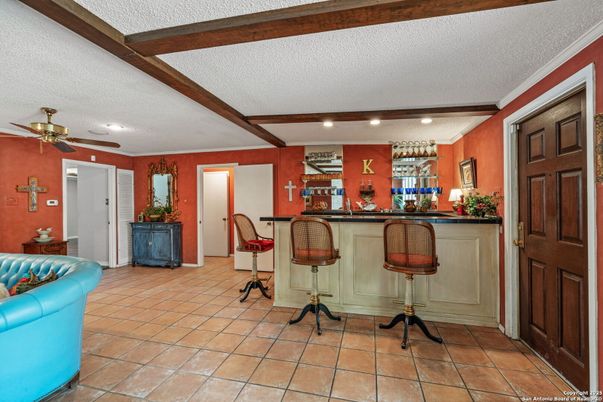 Interior, Recessed Lighting, Wooden Beams