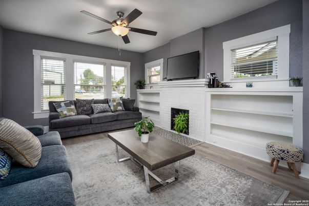 Fireplace, Interior, Living room, Wood Texture Flooring