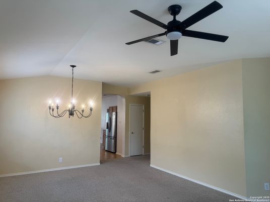Chandelier, Empty room, Interior