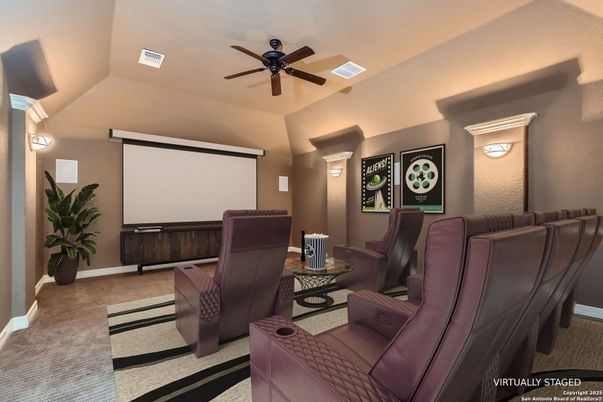 Interior, Projection Screen, Theatre Room