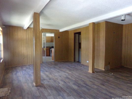 Empty room, Interior, Wood Texture Flooring, Wooden Walls
