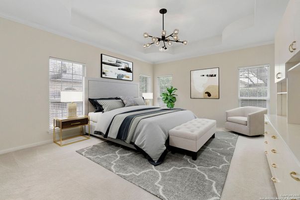 Bedroom, Interior, Pendant Lights