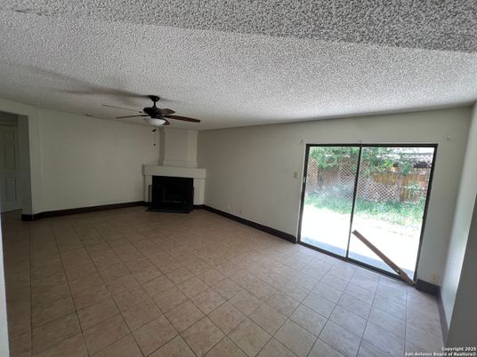 Empty room, Fireplace, Interior