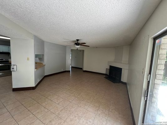 Empty room, Fireplace, Interior, Kitchen