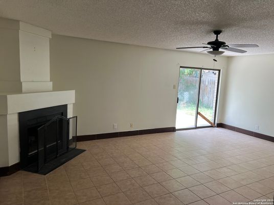 Empty room, Fireplace, Interior