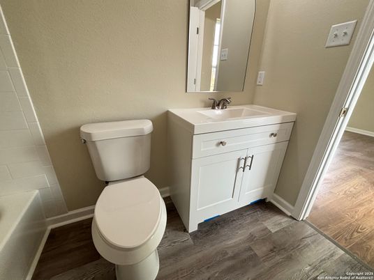 Bathroom, Interior, Wood Texture Flooring