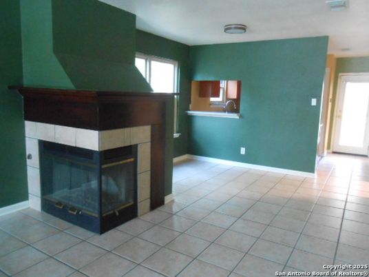 Empty room, Fireplace, Interior
