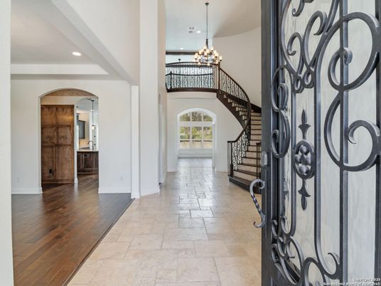 Chandelier, Interior, Recessed Lighting, Wood Texture Flooring